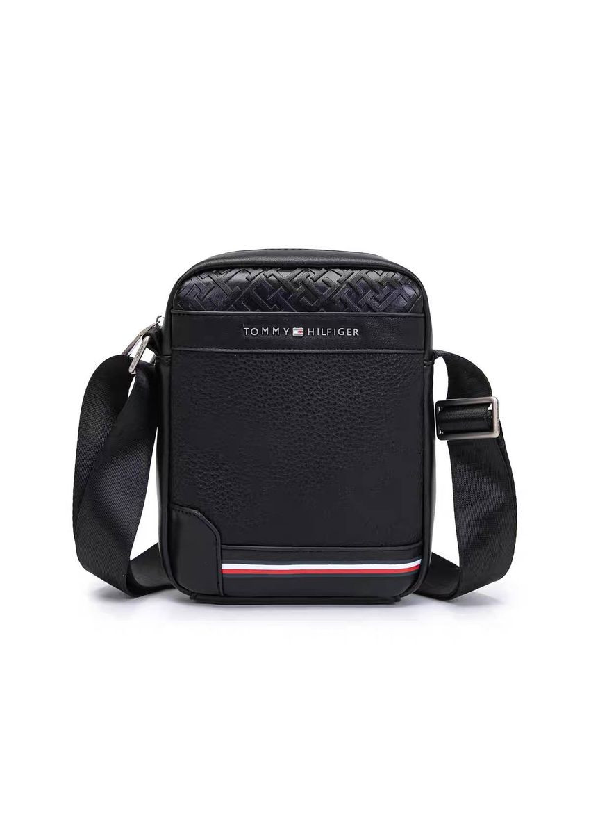 Мессенджер сумка через плечо Tommy Hilfiger мужская черного цвета No Brand (332055433)