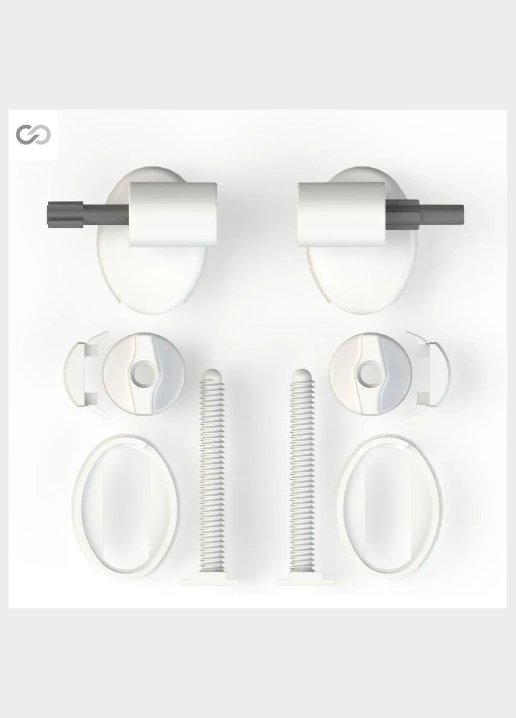 Крепление с микролифтом для сидения унитаза СУ-5Д.10.ЗП SoloPlast (340286010)