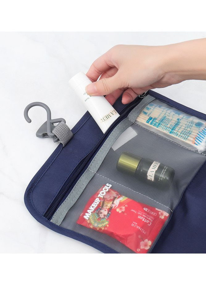 Дорожня сумка для туалетного приладдя косметичка для подорожей оргайнайзер Black KT6004202 Solve (305743423)