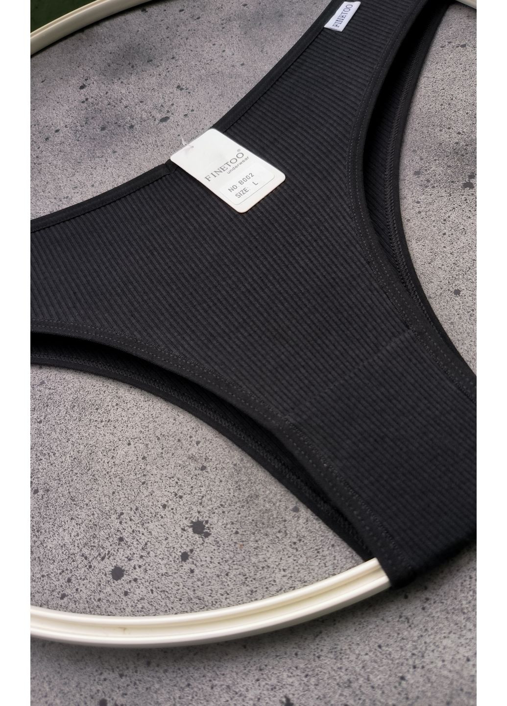 Бавовняні трусики бразиліани в рубчик Finetoo (352770847)