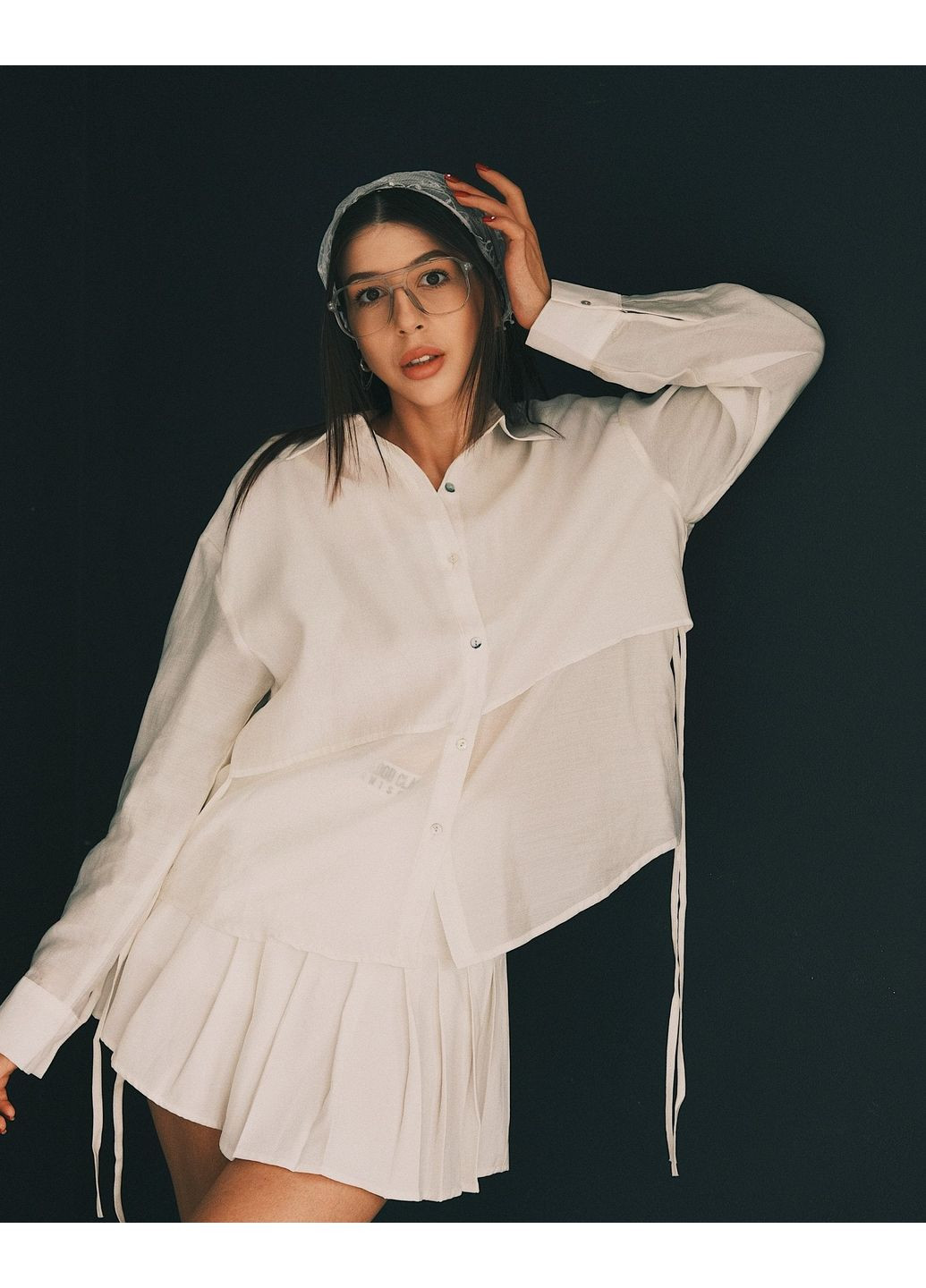 Лімітована сорочка з преміального ліоцелю / TATON (363052427)