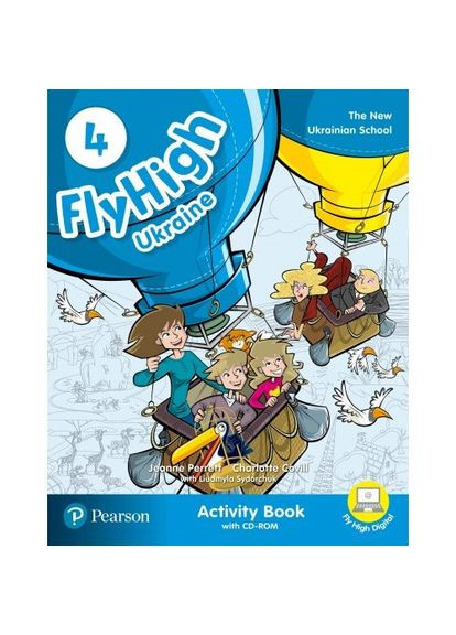 Fly High 3 Activity Book with CD-Rom Робоча зошит англійської мови Pearson (351587445)