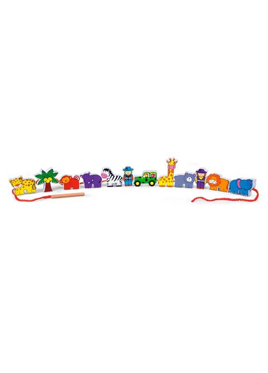 Дерев'яна шнурівка Зоопарк (59549) Viga Toys (331173834)