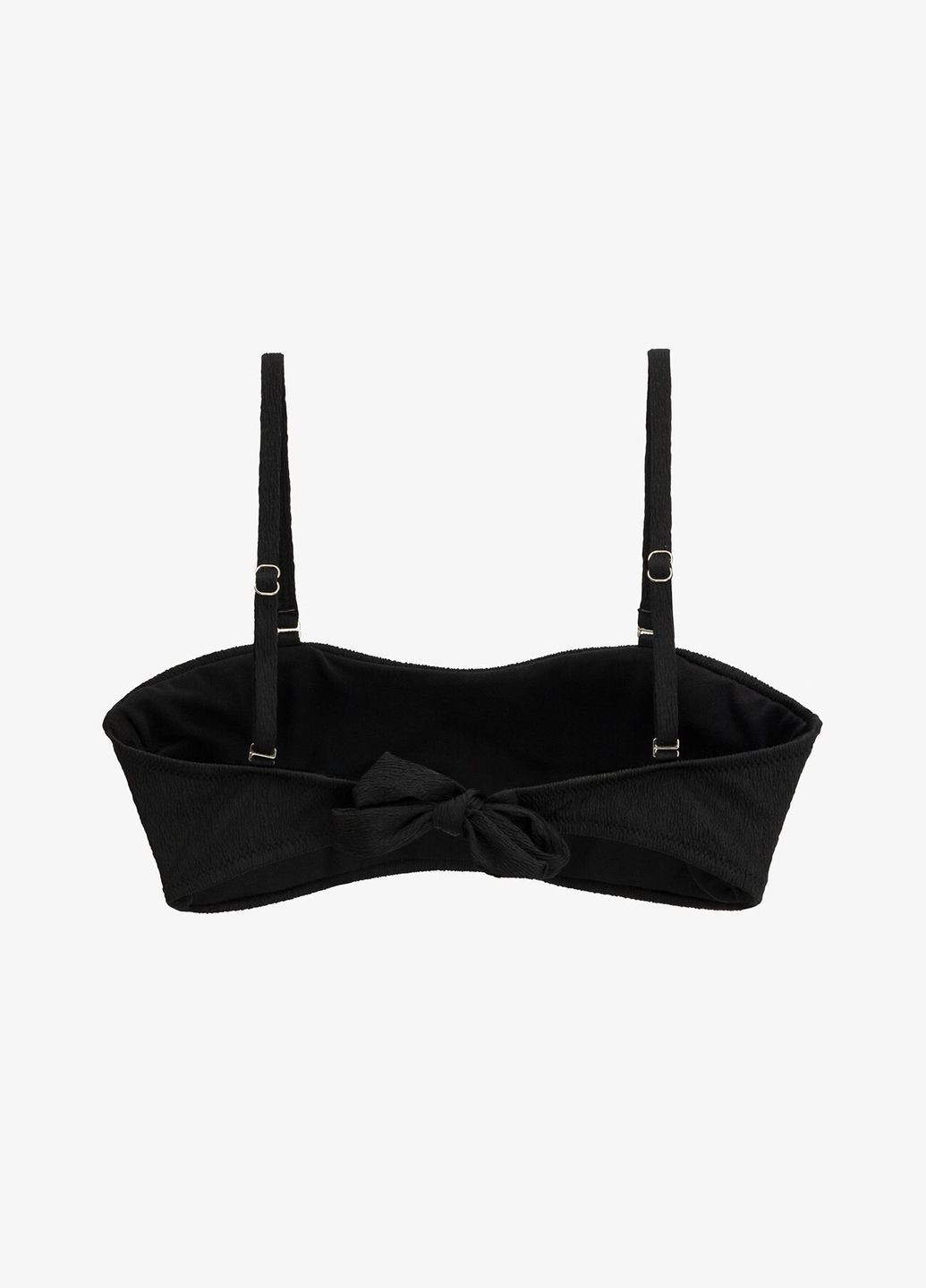 Чорний демісезонний купальник верх однотонний жіночий 509-3-k shop (2000990921208) On me