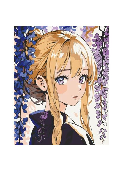 Картина по номерам Светловолосая девушка 40х50 см (16102-AC) Artcraft Світловолоса дівчина 40х50 см (366159091)