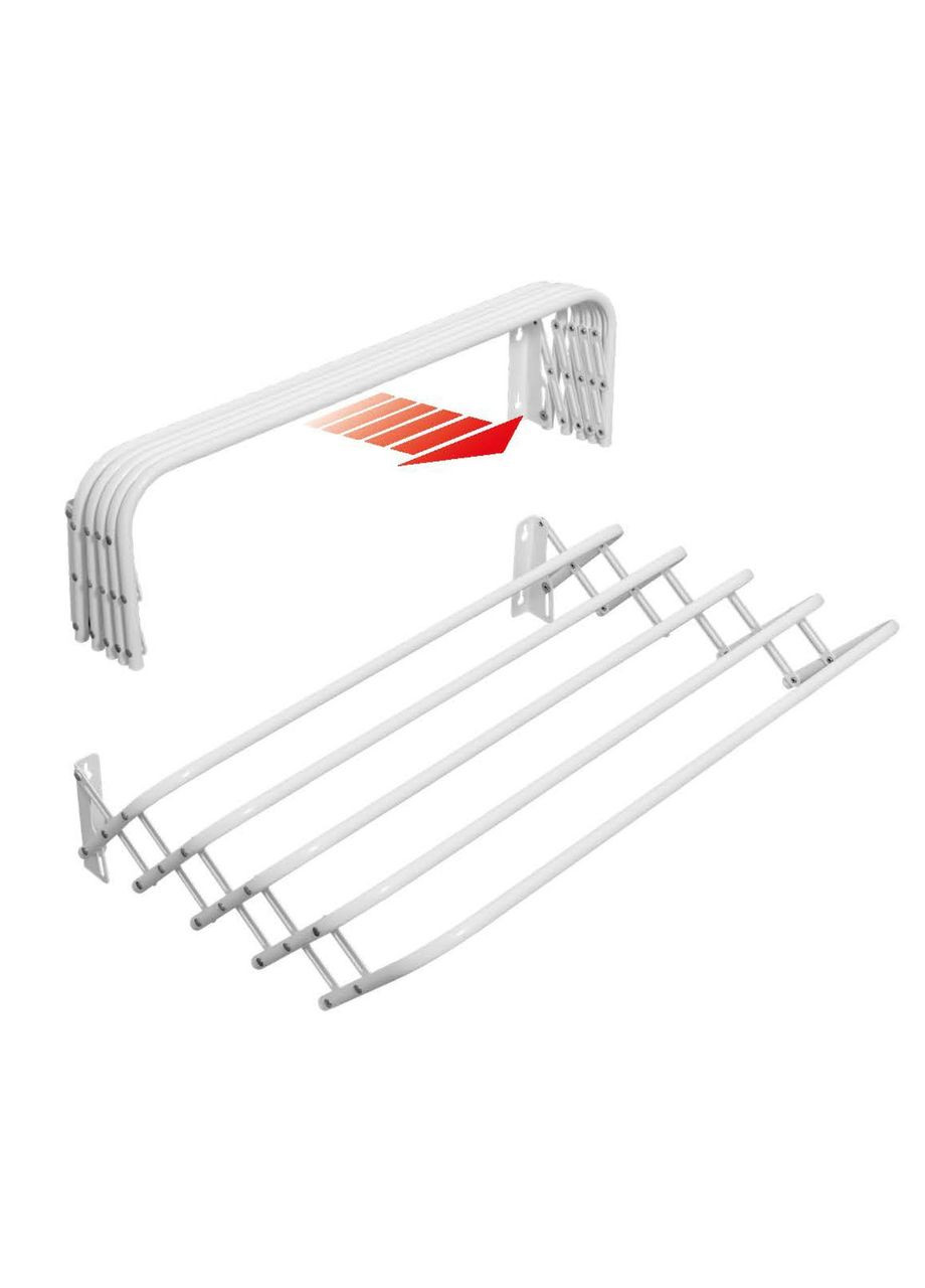 Сушилка для белья настенная Towel Flex 6 White (CS92197X10) Casa Si (301916838)