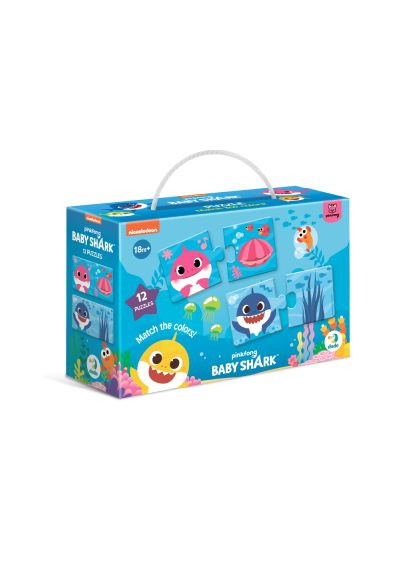 Пазл Дуо Baby Shark. Соединяй цвета (200586) Dodo Дуо Baby Shark. З'єднай кольори (366068870)