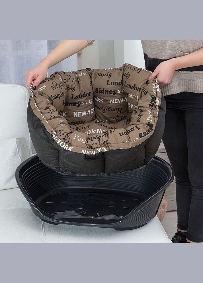 Подушка для лежачих для собак и кошек Sofa' Cushion Cities (Ферпласт Софа Кушин Ситиес) 73 х 55 x h 27 см 6 Ferplast (297511082)