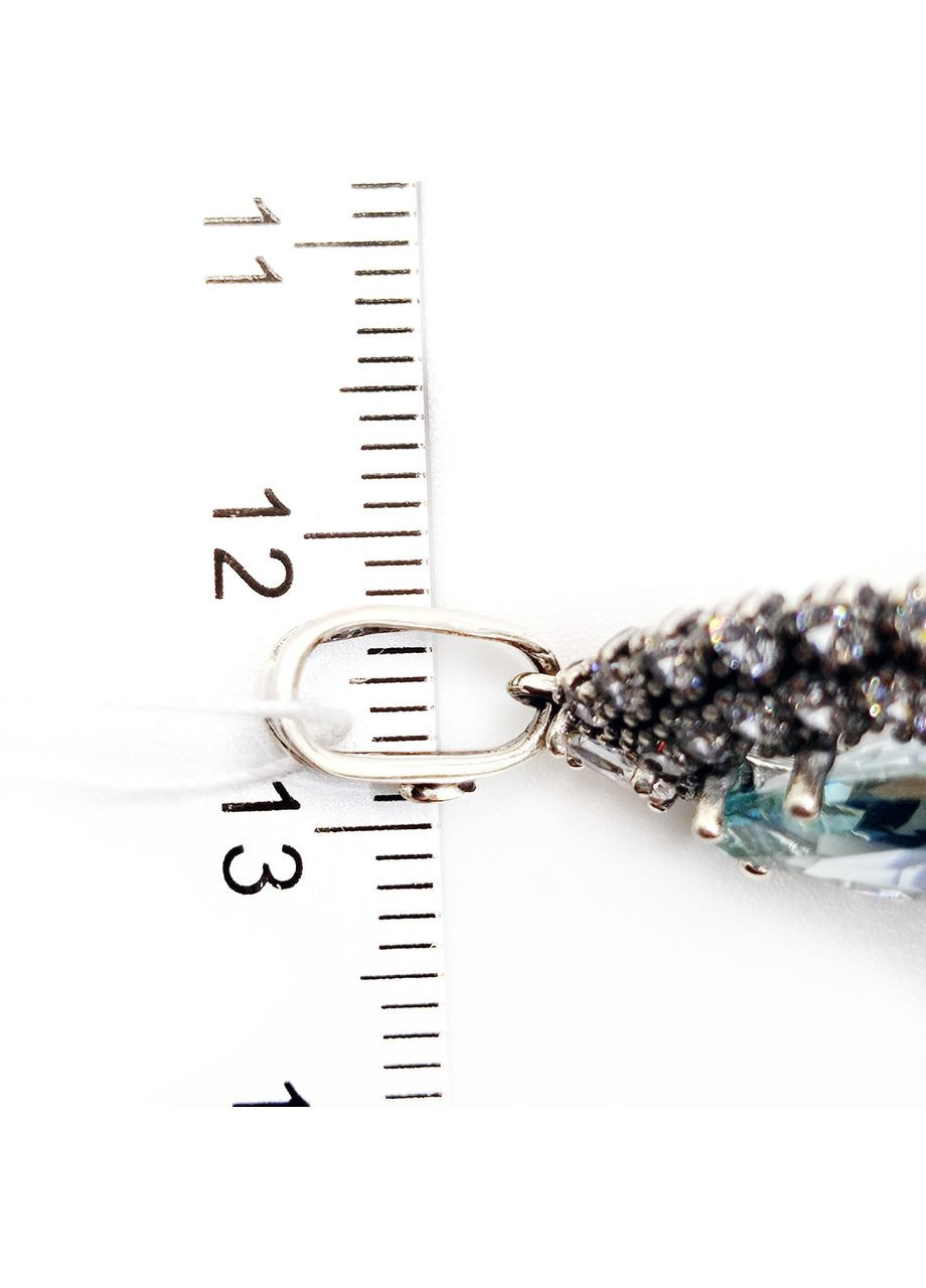 Підвісок '' срібло 925° 4,77г. аква (3477) Elis-s Княжна (342384861)