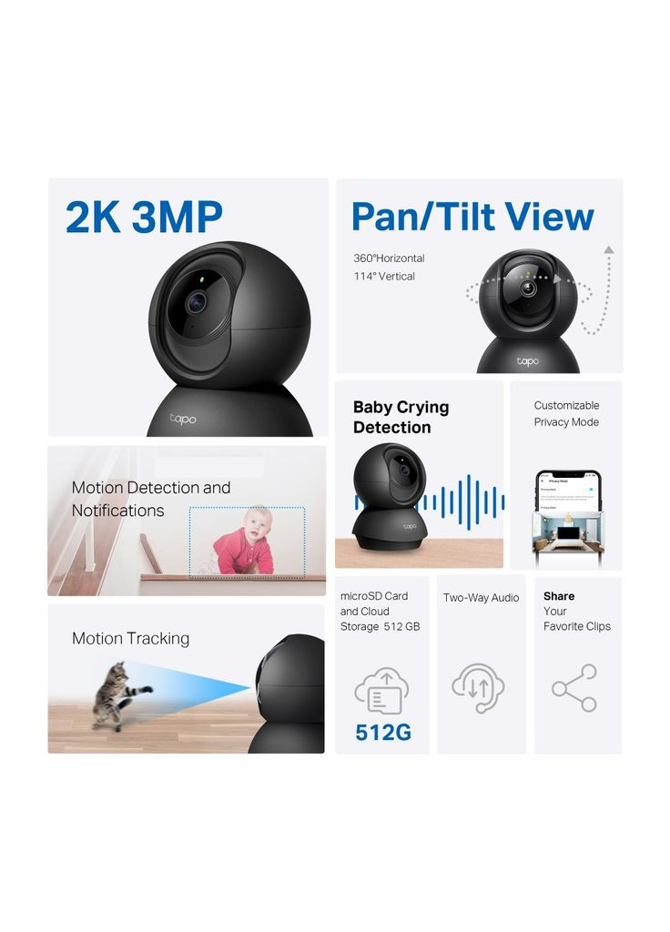 Камера видеонаблюдения TAPO-C211 TP-Link (372613887)