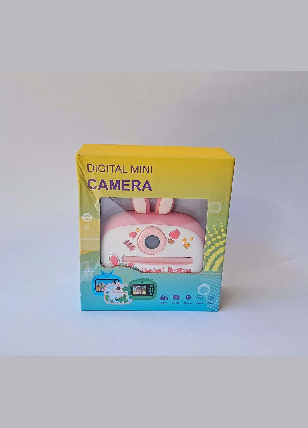 Дитячий фотоапарат з миттєвим друком Зайчик JE-7678 No Brand (337177404)