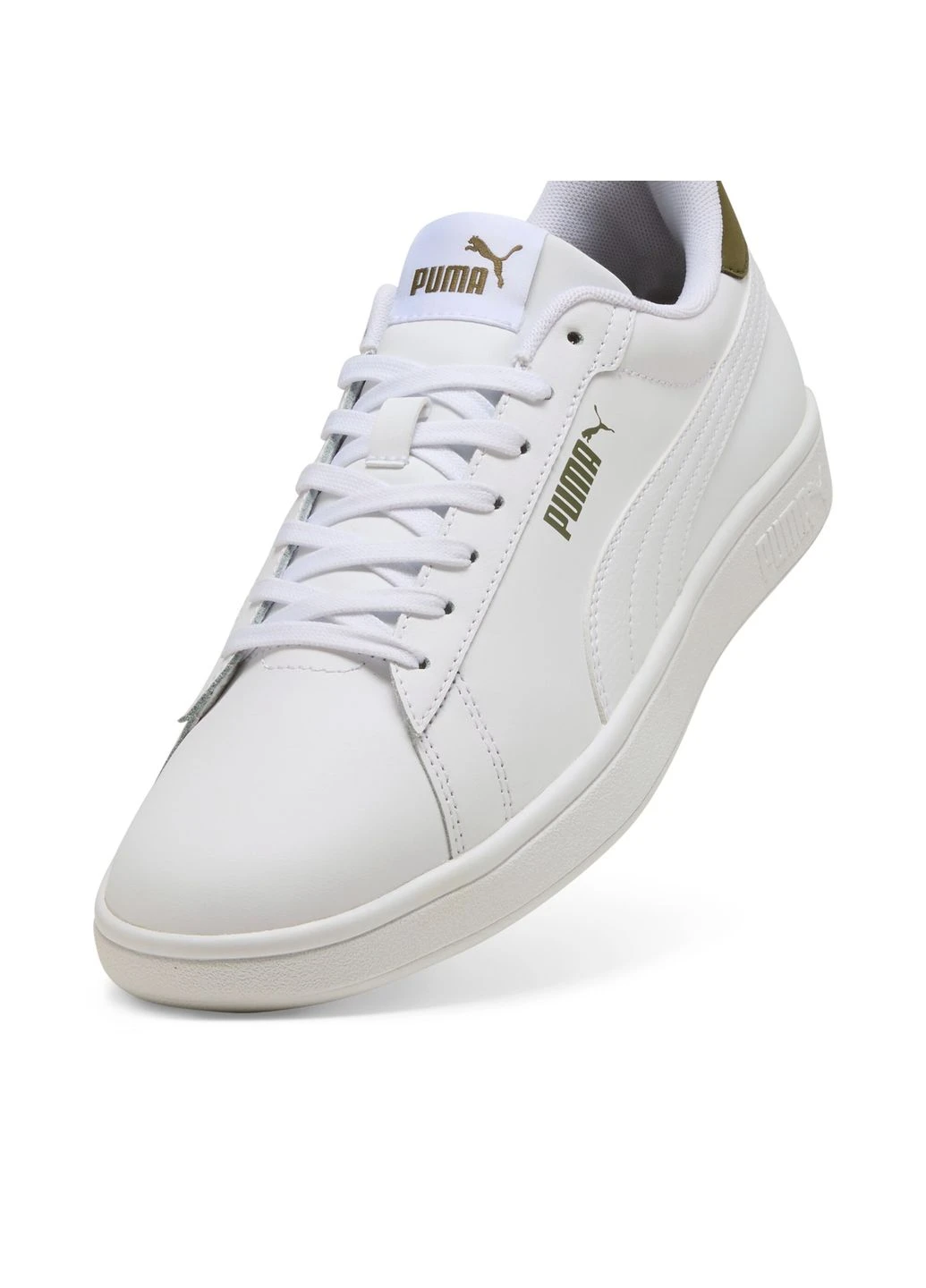 Белые кеды smash 3.0 white 390987-25 Puma