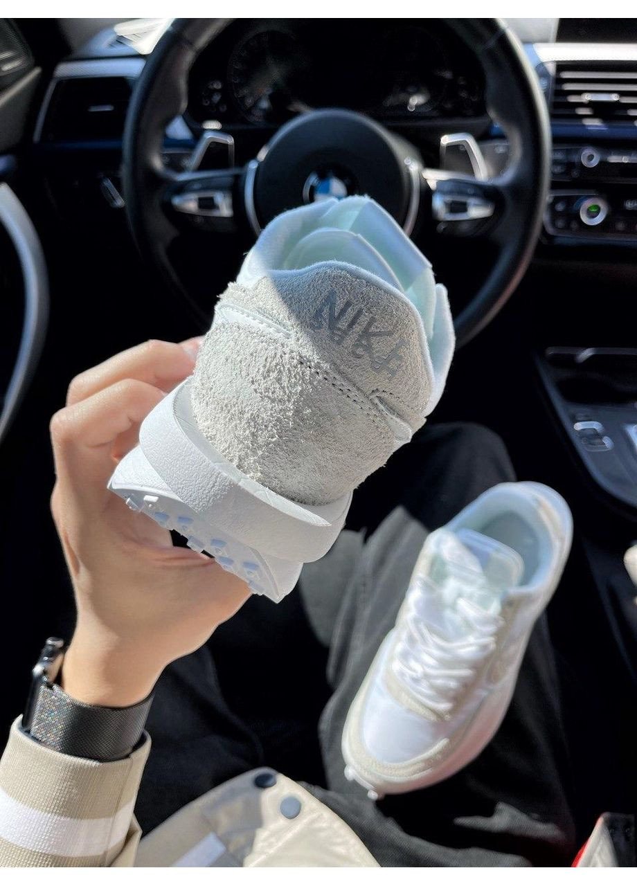 КРОССОВКИ ЖЕНСКИЕ NIKE SACAI LD WAFFLE WHITE НАЙК No Brand бежевые демисезоны (367173239)