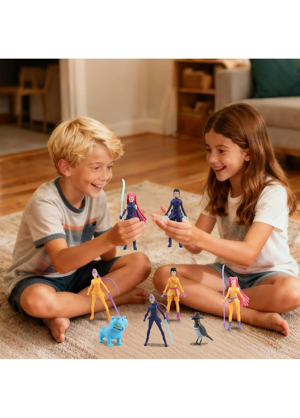 Фігурки мисливців на демонів K-pop Кейпоп мисливці Demon Hunters дитячі іграшки 8 шт 5-12 см Shantou (372012963)