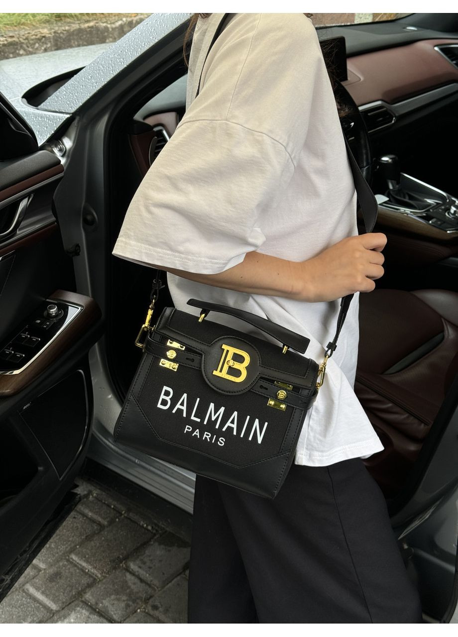 Сумка жіноча Balmain B-Buzz 23 Total Black No Brand (355343253)