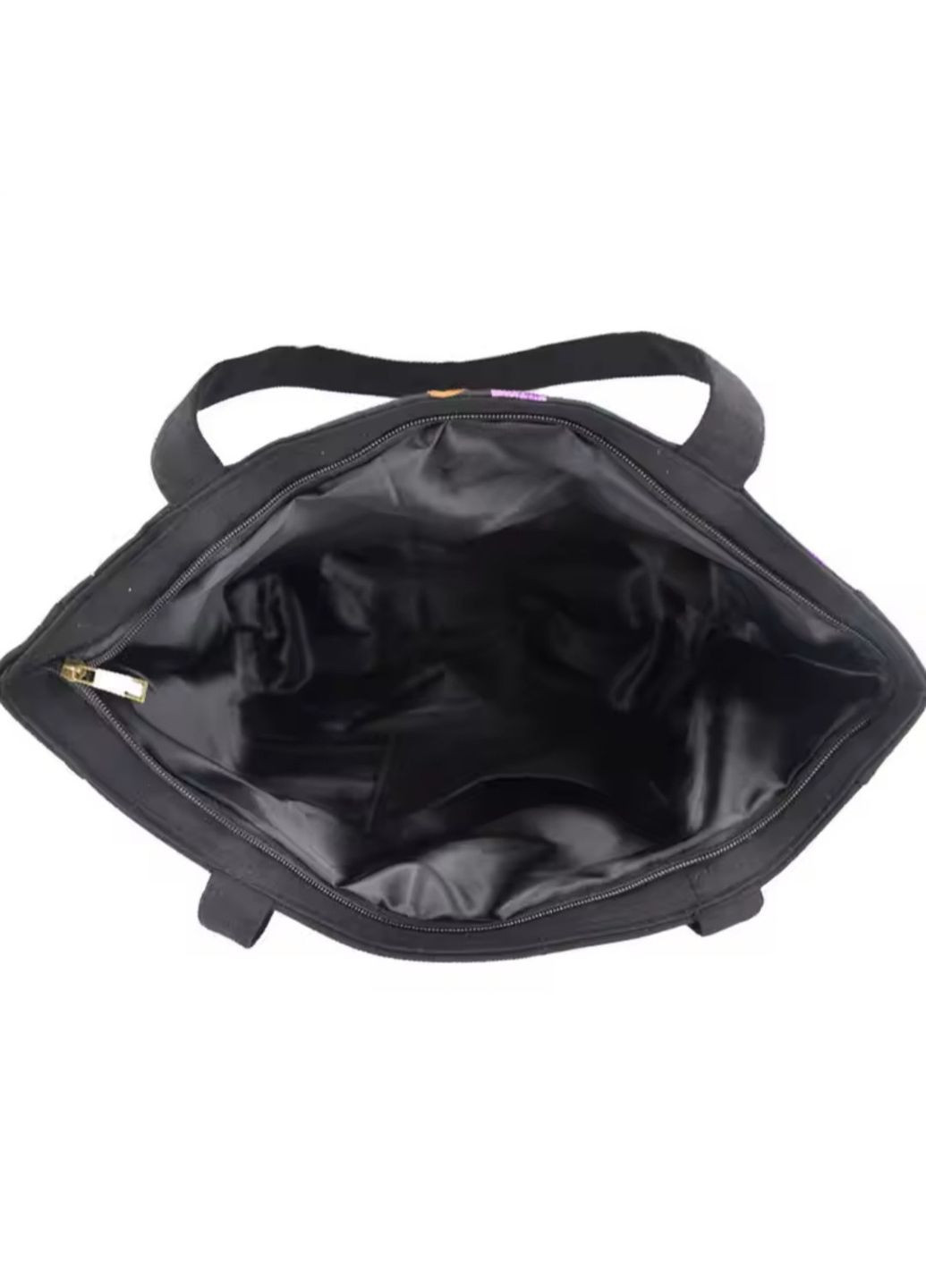 Чорна жіноча сумка з вишивкою на плече в національному стилі J&D (365963601)