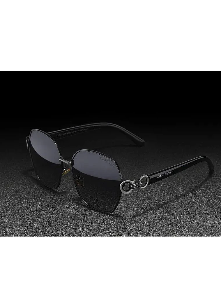 Поляризационные солнцезащитные очки 7898 Black Gray KINGSEVEN (389419665)
