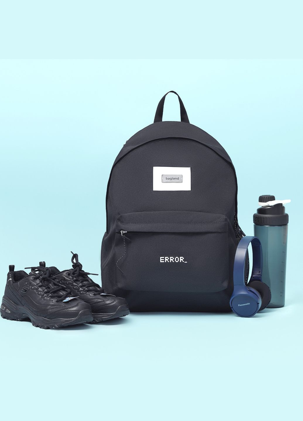 Рюкзак Stylish 34х45 см Черный ('1052918324') Bagland (322536359)