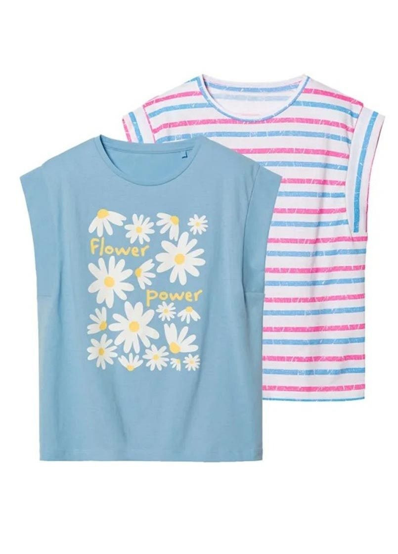 Комбинированная демисезонная футболка 2шт Pepperts