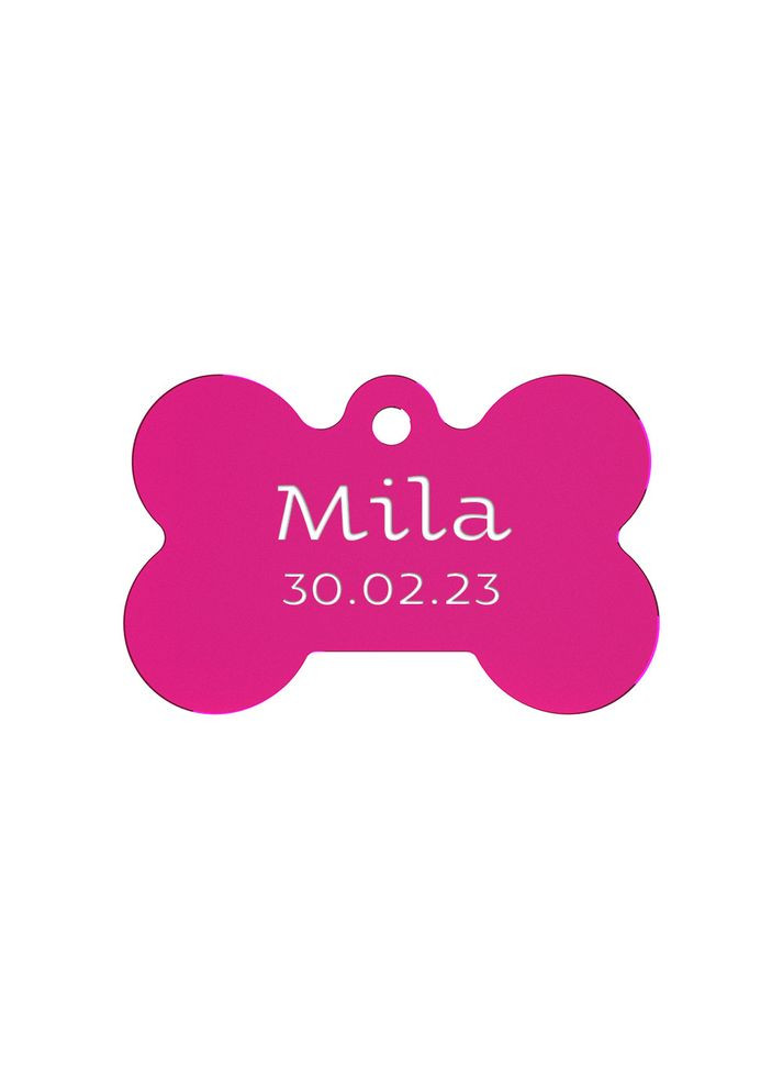 Адресник для собаки Rose 38x25мм Ekostar (367609447)