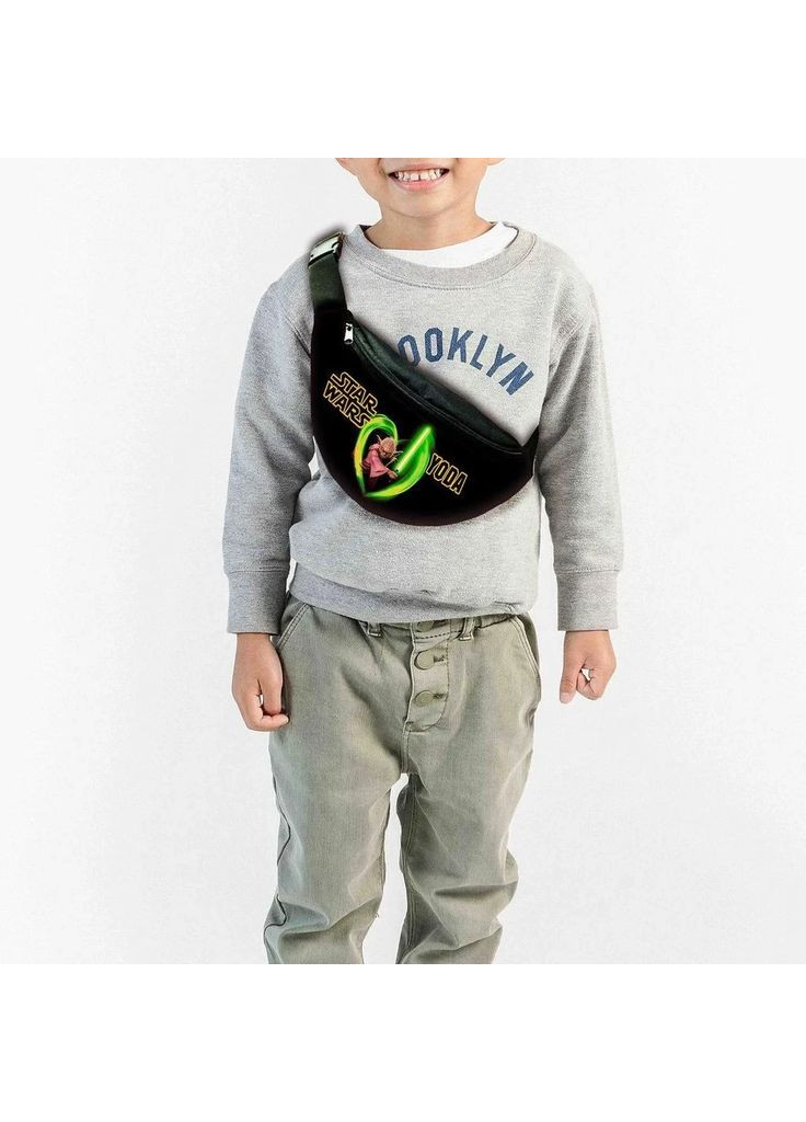 Набір дитячий Yoda Star Wars рюкзак 36х27см сумка-бананка, кружка з принтом для хлопчика (1663) (1330633) Brand (373263307)