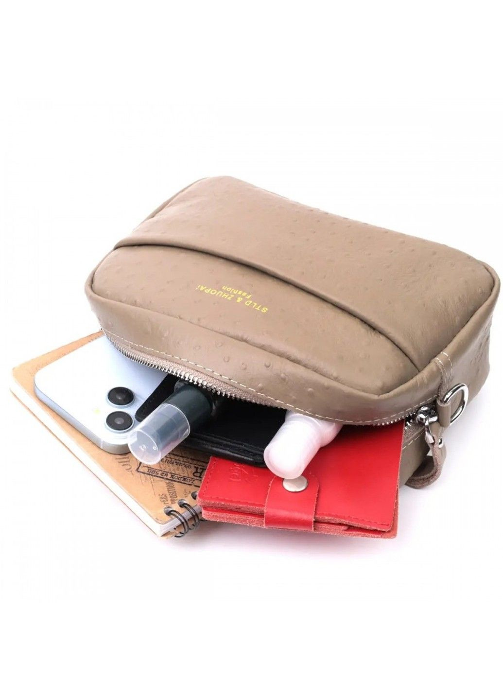 Молодіжна жіноча шкіряна сумка через плече 22662 Vintage (298793401)