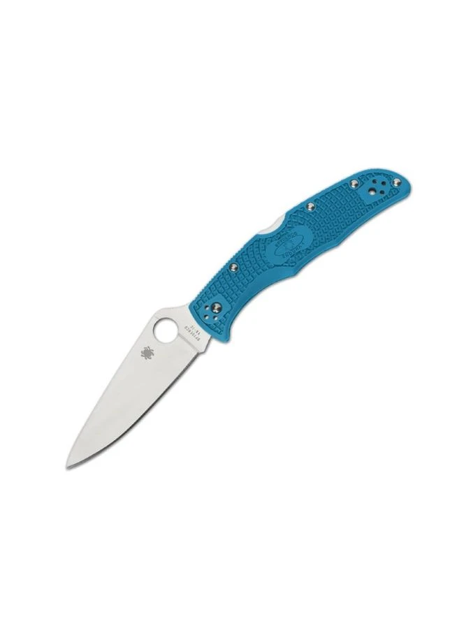 Ніж складний Endura 4 Flat Ground синій (C10FPBL) Spyderco (385890438)