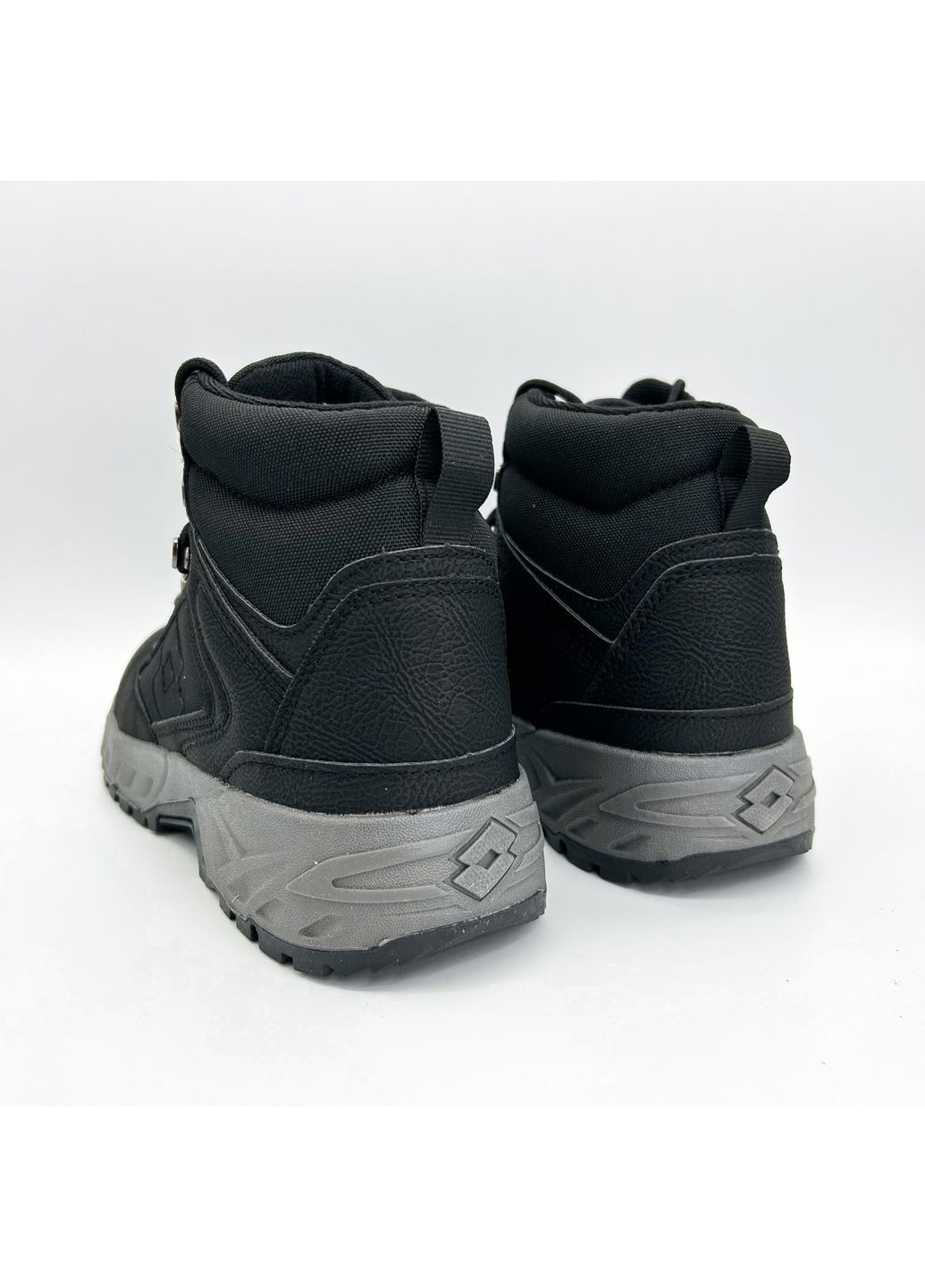 Черные осенние ботинки (р) экокожа 0-2-2-2400310u-woodlark-mid No Brand