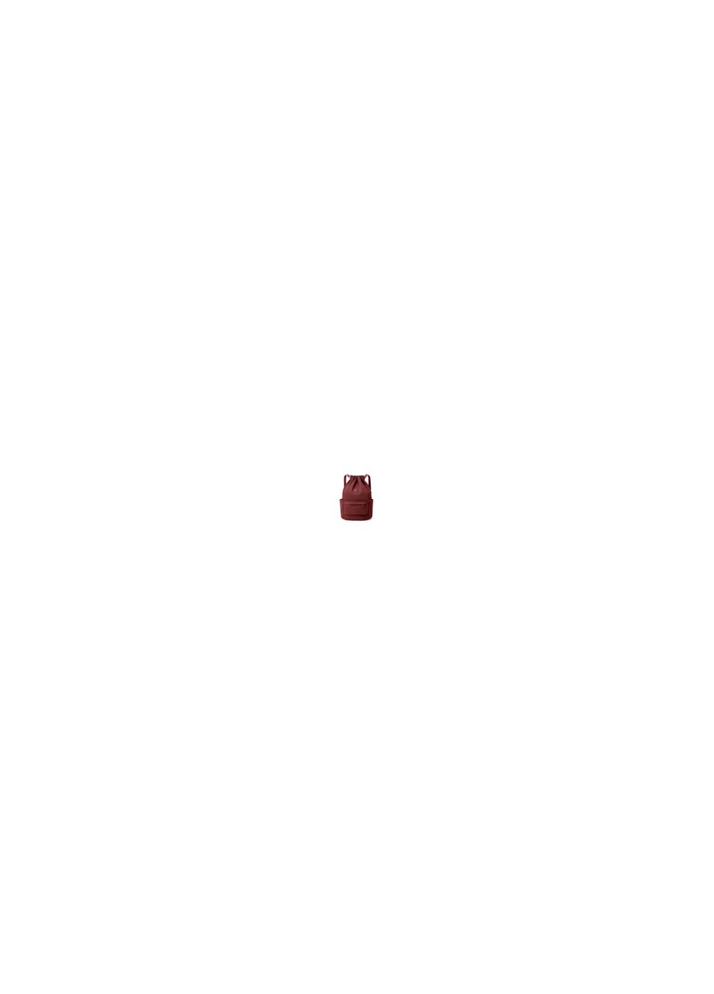 Рюкзак-мешок спортивный винно-красный с ромбиком КиП (290683344)