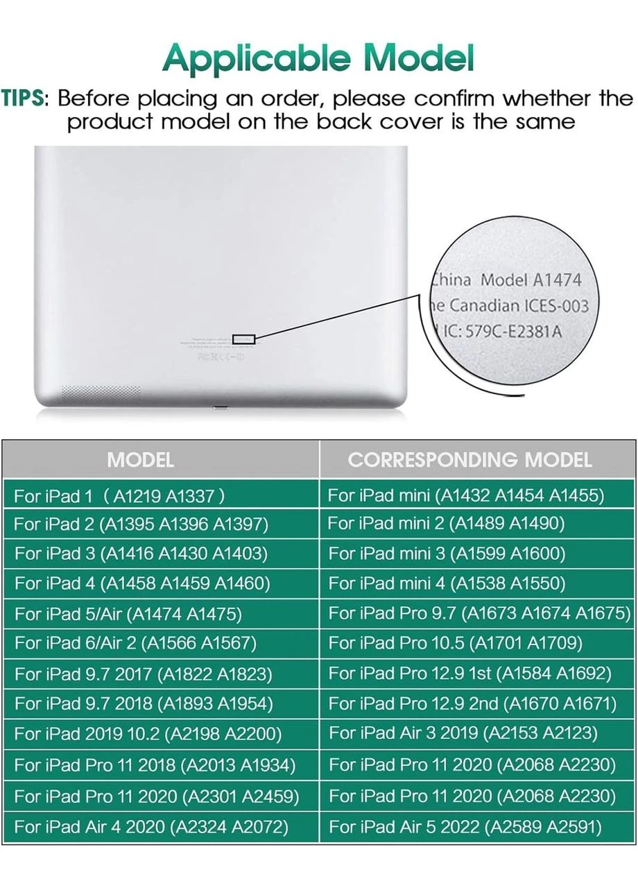 Дисплей для iPad 5 Air 1, A1474, A1475, A1476, 9.7 2017 5th A1823, A1822, 2018 6th Gen A1954, A1893 No Brand (300657797)