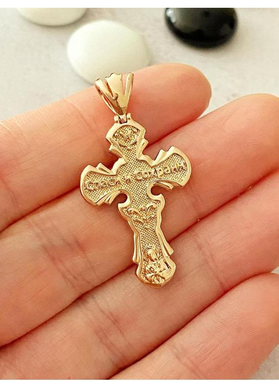 Позолочений Хрестик. Позолота No Brand (351902940)