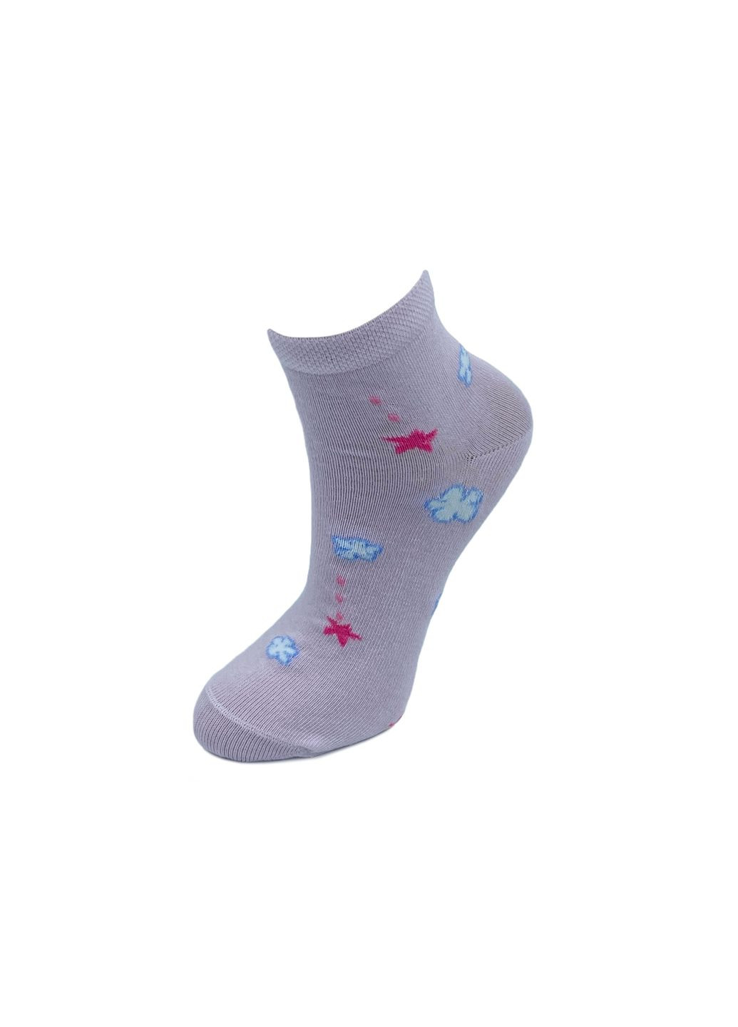 Комбіновані шкарпетки дитячі, середні. хмаринки. комплект з 3х пар. колір: кольоровий мікс. Крокус малюнки (336551245)
