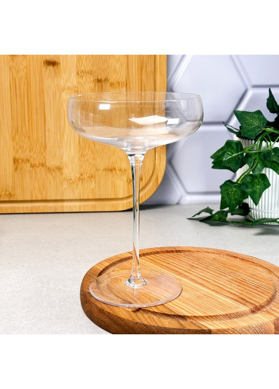 Набір бокалів-купе для шампанського та коктейлів 220 мл 4 шт Zephyr V9280 Chef & Sommelier (362216252)