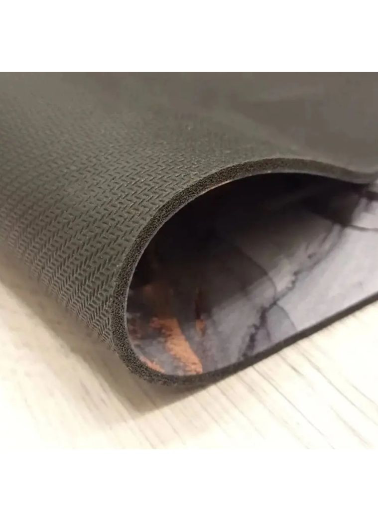 Килимок для ванної кімнати овальний вологопоглинаючий з діатоміту та каучуку No Brand (366890799)