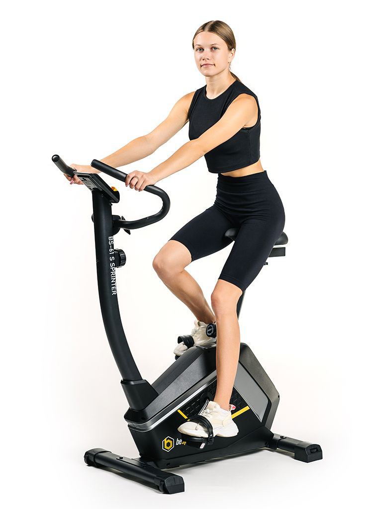 Велотренажер BS-611S SPRINTER магнитный черно-желтый Besport (301538463)