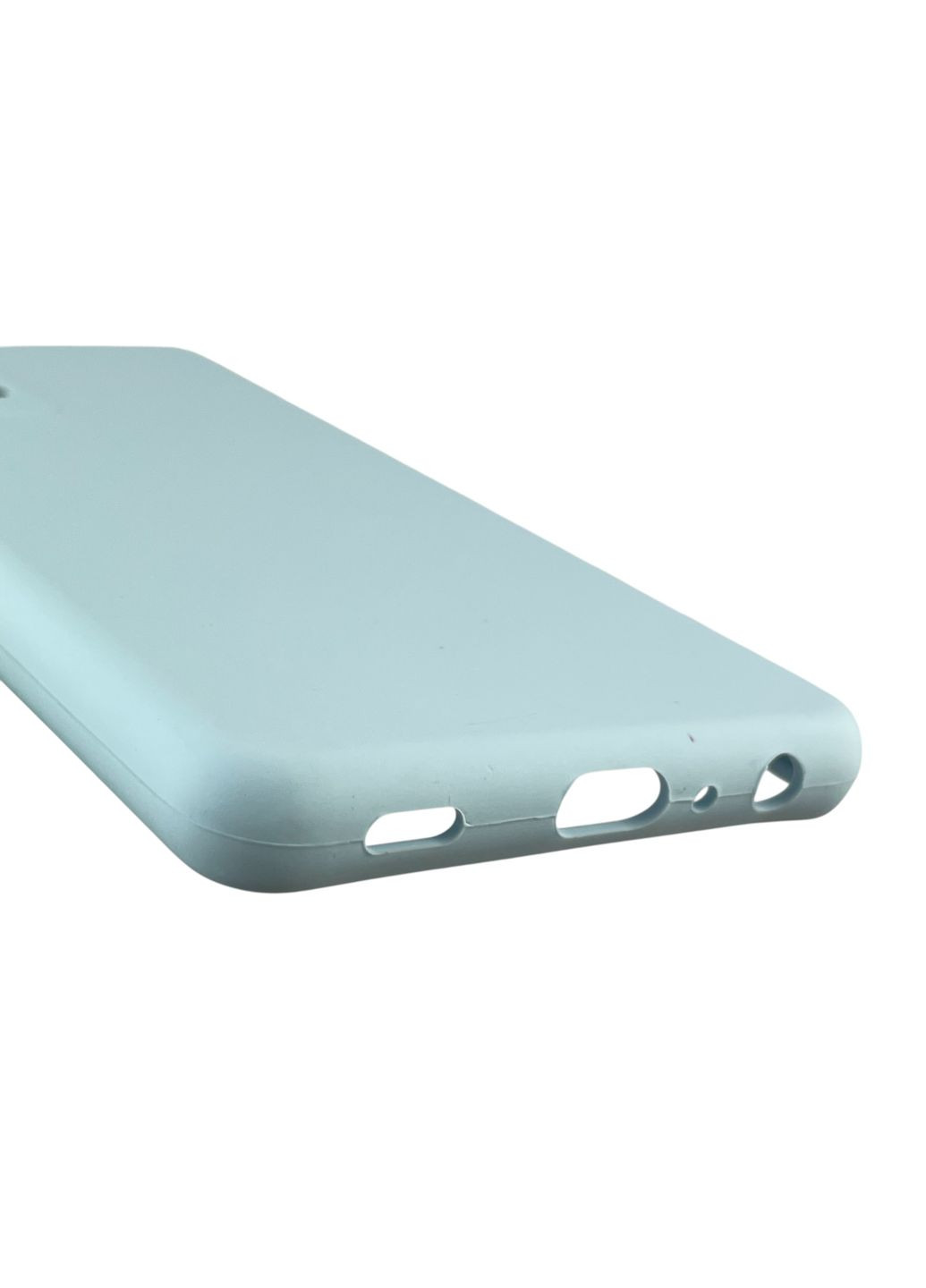 Чохол для Galaxy A52 4G (SM-A525) силіконовий з мікрофіброю нековзний на самсунг а52 4г блакитний Samsung (366386024)