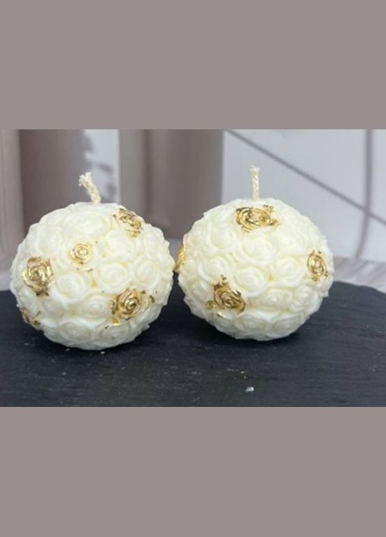 Свеча ШАР РОЗА- поталь золото DI.0082.23.СПЗ Difairy (335080675)