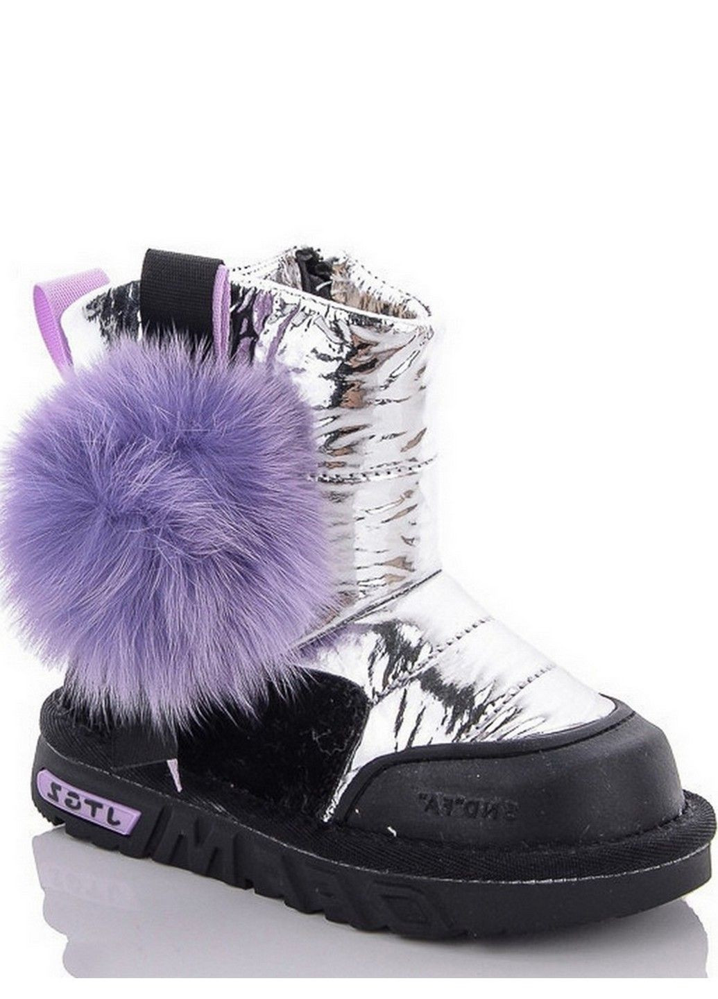 Зимние дутики с натуральной шерстью c8851-6 Paliament