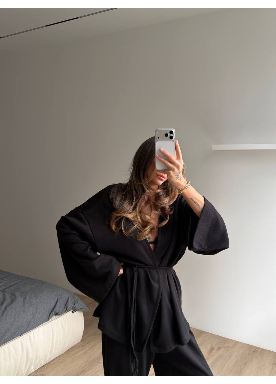 Женский теплый костюм-кимоно из двухсторонней ангоры 🤤 (ЗАМЕР В ОПИСАНИИ) GD/GL Модний простір (370147119)