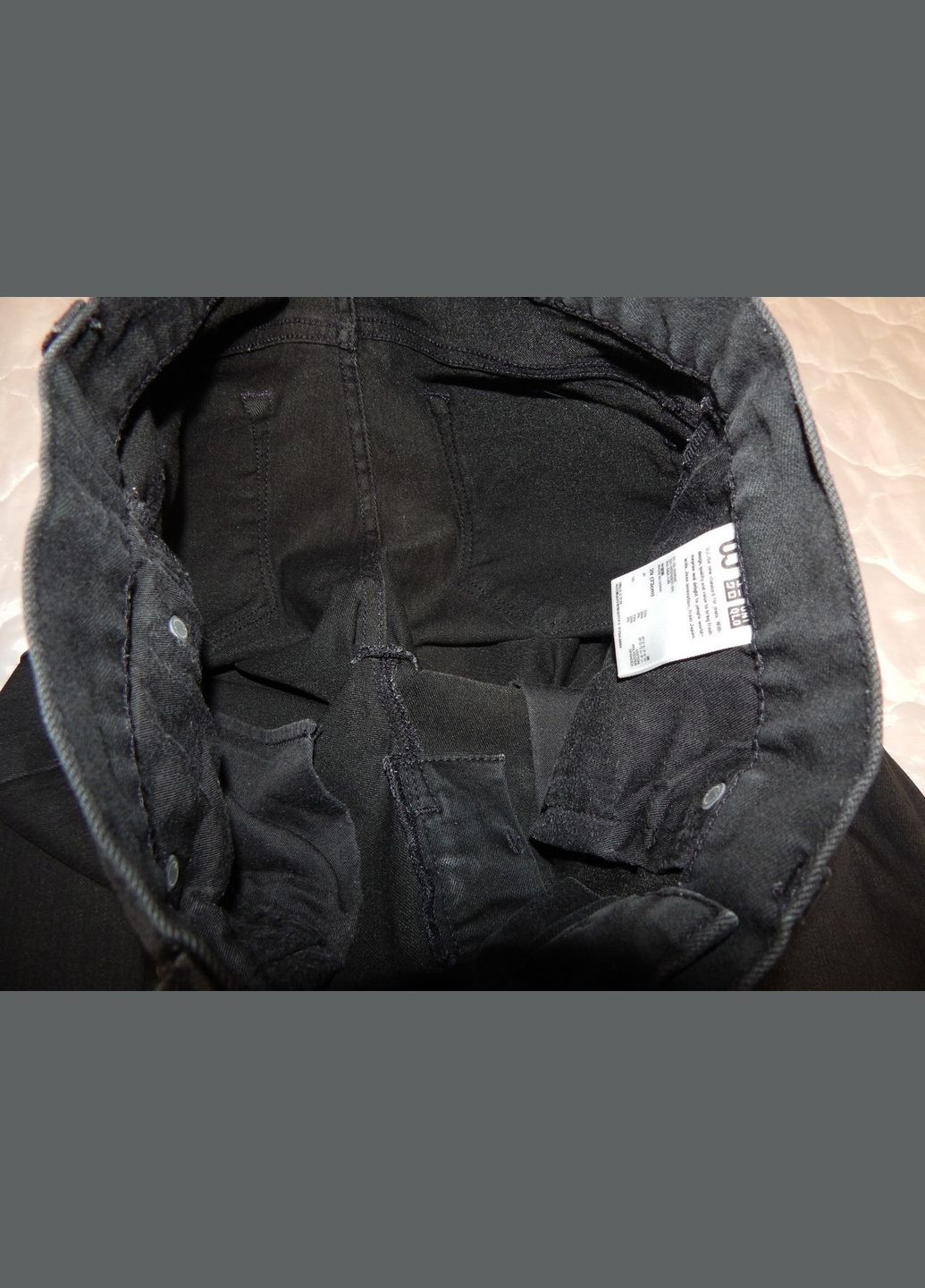 Джинси чоловічі завужені jeans оригінал (33Х34) 026DGM (тільки в зазначеному розмірі, тільки 1 шт.) Uniqlo (316090903)