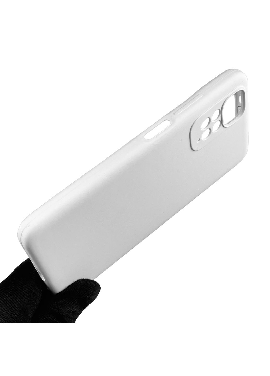 Чохол для Redmi Note 11S силіконовий з мікрофіброю нековзний на сяомі редмі нот 11с білий Xiaomi (366386452)