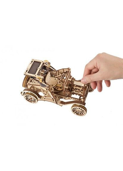 Деревянный механический 3D конструктор Ретро автомобиль UGR-T, 337 деталей () UGEARS 70175 (370499363)