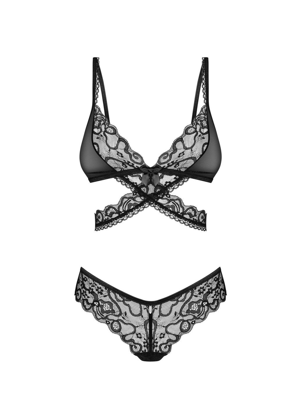 Чорний демісезонний комплект blomentis 2-pcs set Obsessive