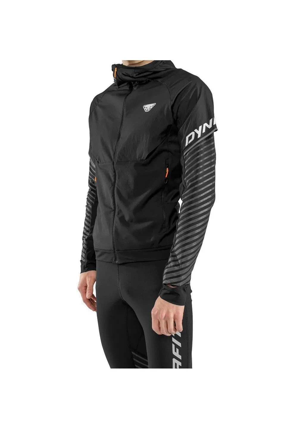 Черная демисезонная ветровка Dynafit Alpine Reflective Mns