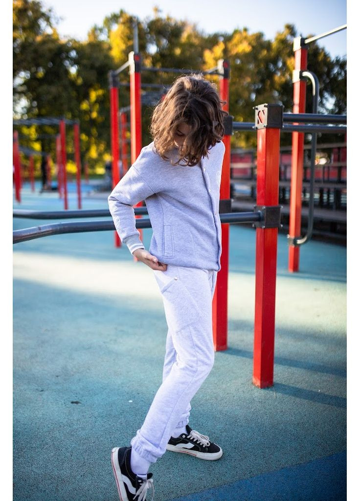 Серые повседневный зимние брюки Носи своє