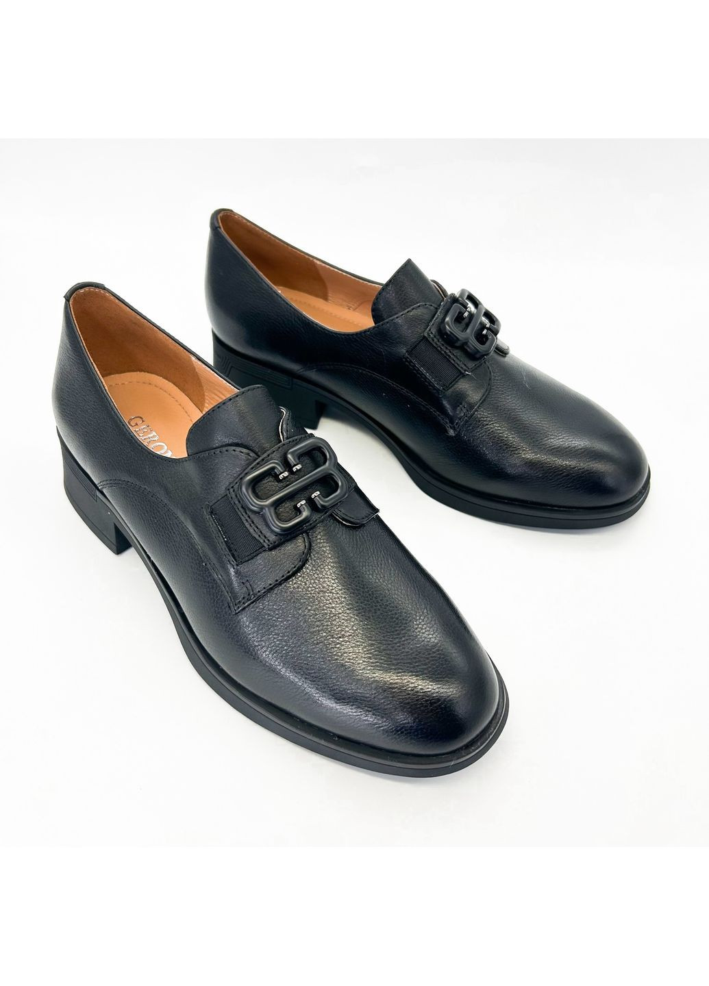 Geronea Туфли (р) Кожа 0-1-1-DK-332-1 черный з, — (276526175)