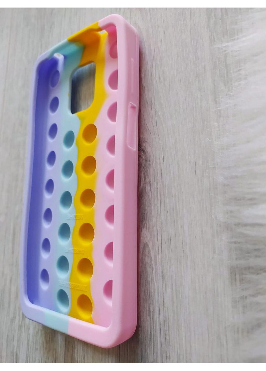Чехол Pop it для Redmi Note 9 Pro / Note 9 Pro Max Попит антистресс силиконовый цветной Xiaomi (360897010)