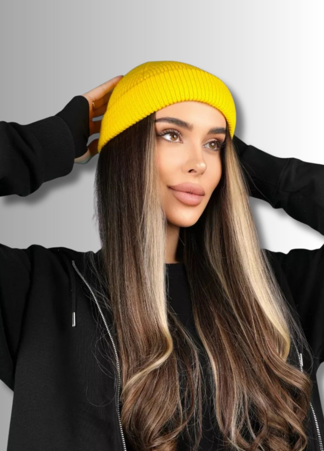 Молодіжна шапка міні-біні No Brand Шапка міні-біні (362082594)