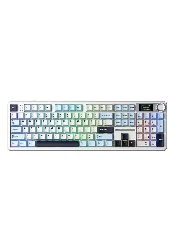 Клавіатура бездротова F108 Pro White (6978080501318) Aula (387592187)