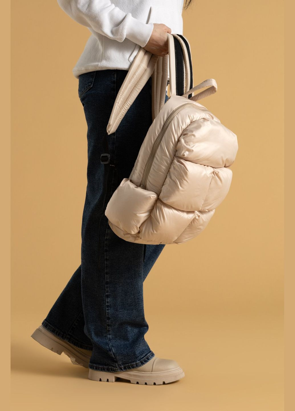 Рюкзак женский Пиксель Бежевый (2000990368836А) shop (2000990368836) No Brand (362895370)